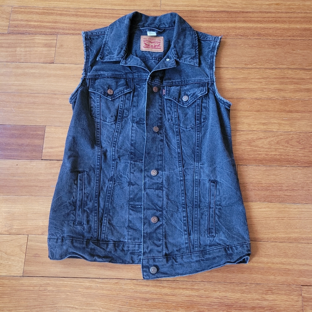 Levi Strauss womens jeans vest